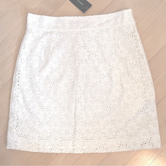 NWT French Connection Cream Floral Lace Skirt - Picture 1 of 8
